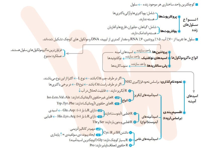 روش مطالعه کنکور ارشد وزارت بهداشت در دو ماه 5 نمودارنامه زیست سلولی و مولکولی