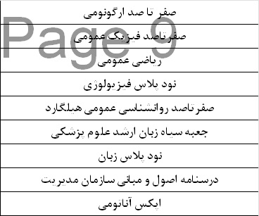 بسته آمادگی ارشد آناتومی (بدون کتاب های مکمل) 1 بسته آموزشی ارشد آناتومی
